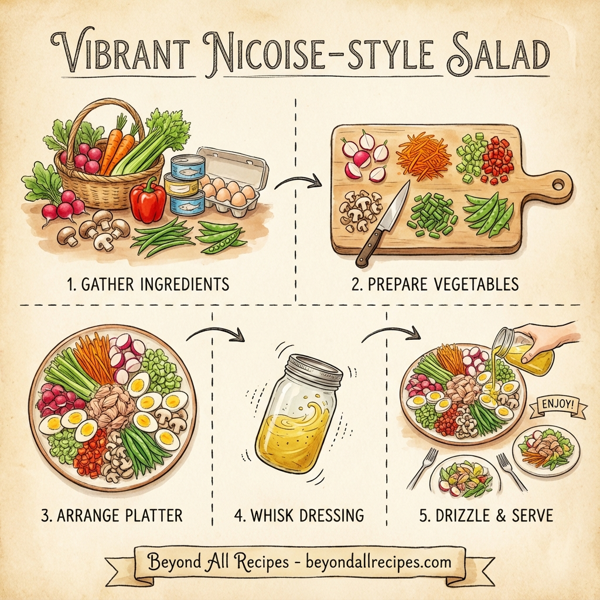 Vibrant Nicoise-Style Salad instructions