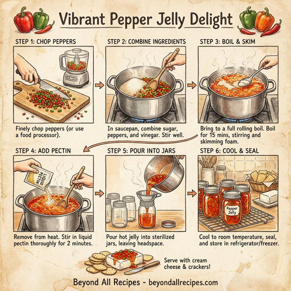 Vibrant Pepper Jelly Delight instructions