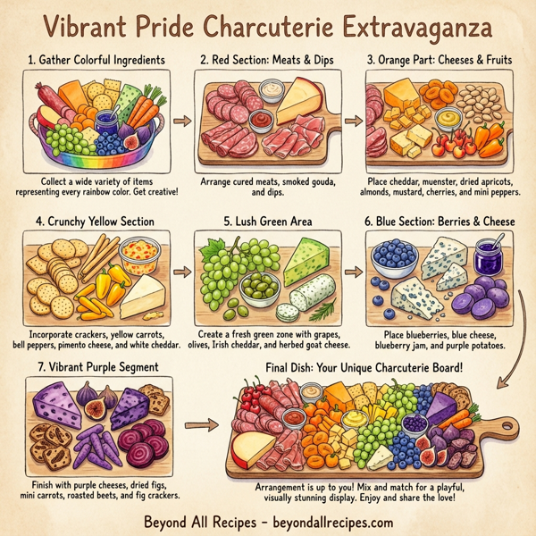 Vibrant Pride Charcuterie Extravaganza instructions