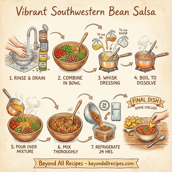 Vibrant Southwestern Bean Salsa instructions