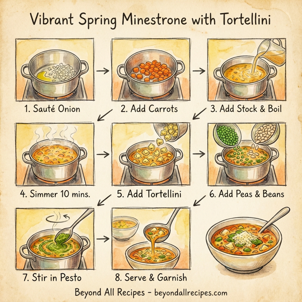 Vibrant Spring Minestrone with Tortellini instructions