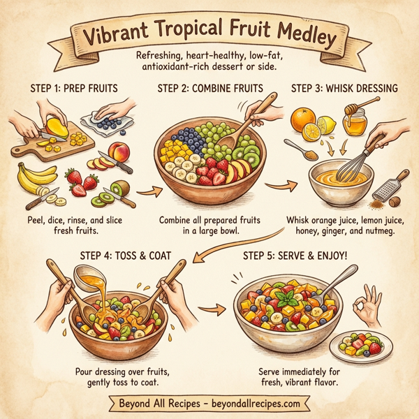 Vibrant Tropical Fruit Medley instructions