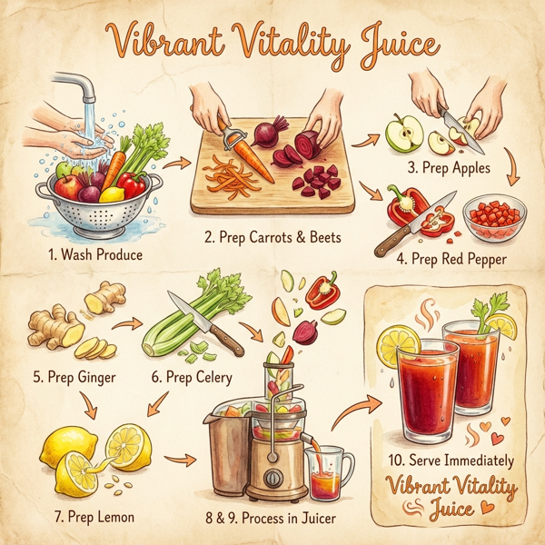 Vibrant Vitality Juice instructions