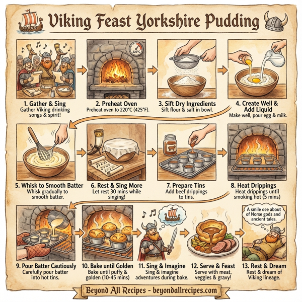 Viking Feast Yorkshire Pudding instructions