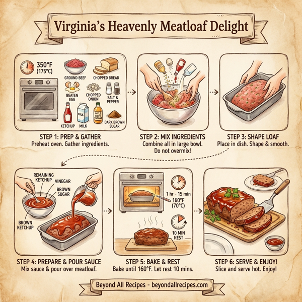 Virginia's Heavenly Meatloaf Delight instructions