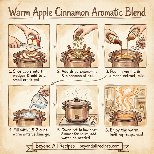 Warm Apple Cinnamon Aromatic Blend instructions
