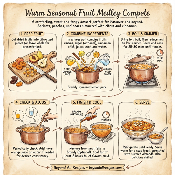 Warm Seasonal Fruit Medley Compote instructions