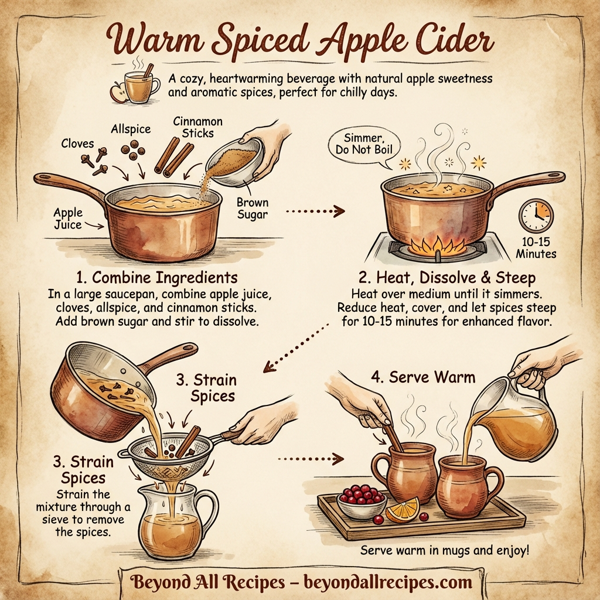 Warm Spiced Apple Cider instructions