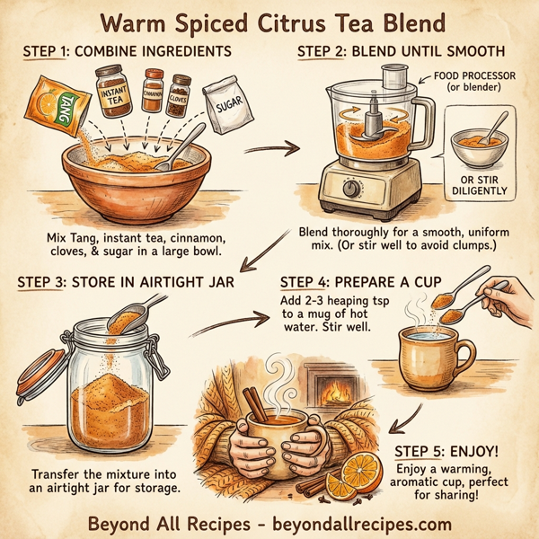 Warm Spiced Citrus Tea Blend instructions