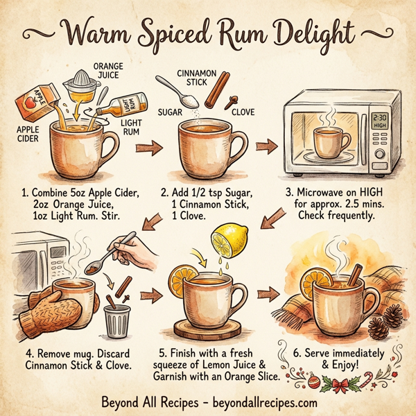 Warm Spiced Rum Delight instructions