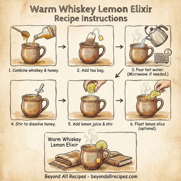 Warm Whiskey Lemon Elixir instructions