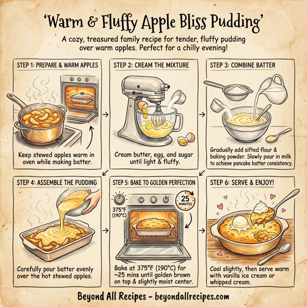 Warm & Fluffy Apple Bliss Pudding instructions