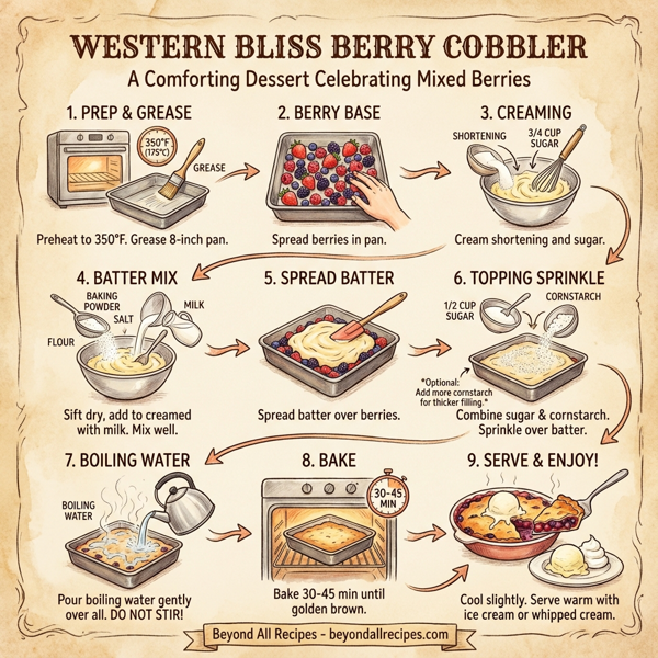 Western Bliss Berry Cobbler instructions