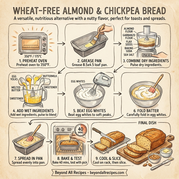 Wheat-Free Almond & Chickpea Bread instructions