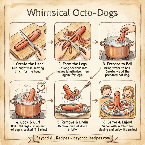 Whimsical Octo-Dogs instructions