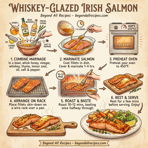 Whiskey-Glazed Irish Salmon instructions