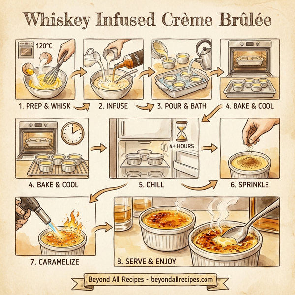 Whiskey Infused Crème Brûlée instructions