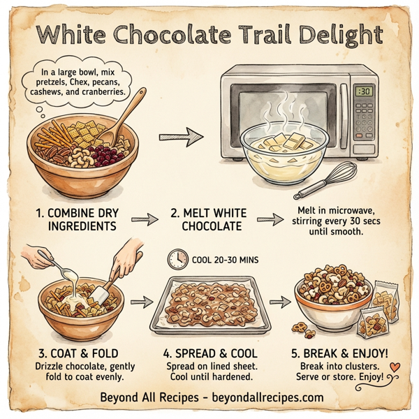 White Chocolate Trail Delight instructions