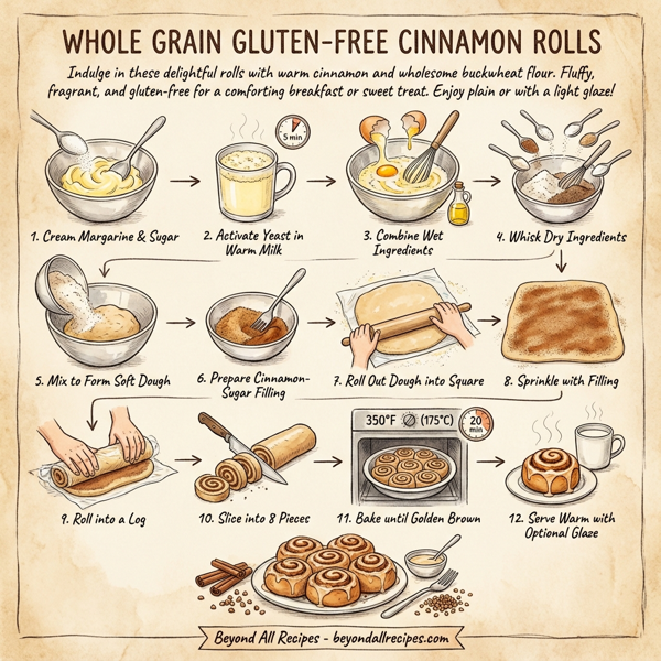 Whole Grain Gluten-Free Cinnamon Rolls instructions
