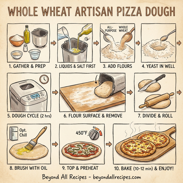 Whole Wheat Artisan Pizza Dough instructions