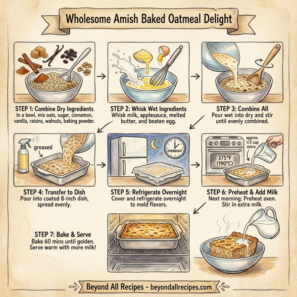Wholesome Amish Baked Oatmeal Delight instructions