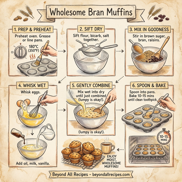 Wholesome Bran Muffins instructions