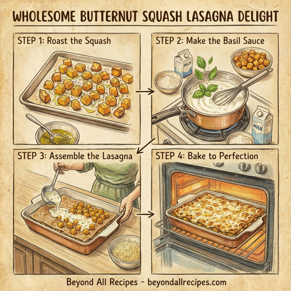Wholesome Butternut Squash Lasagna Delight instructions