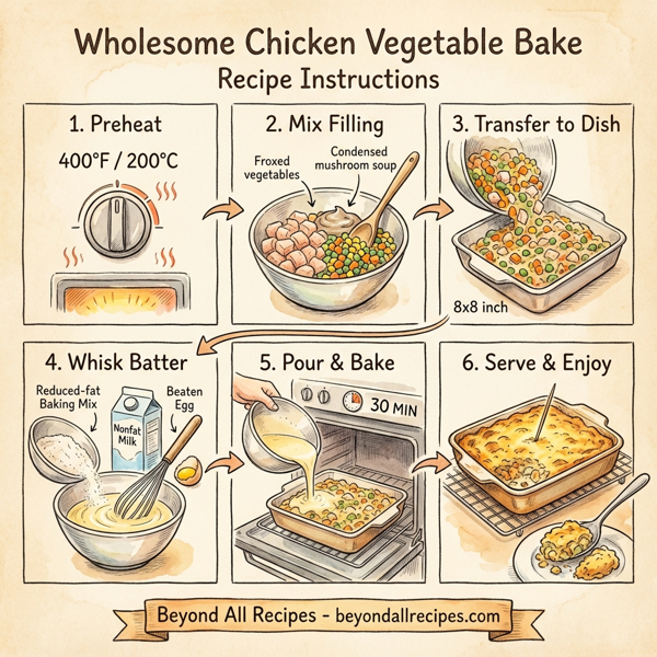 Wholesome Chicken Vegetable Bake instructions