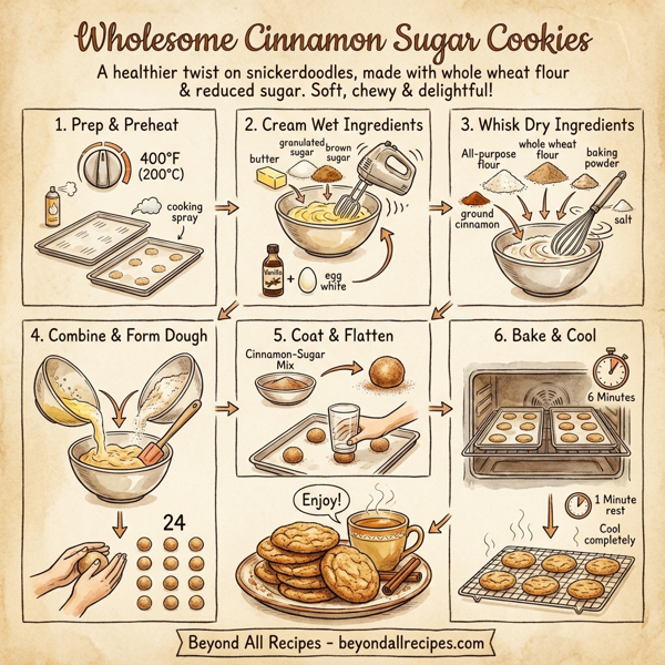Wholesome Cinnamon Sugar Cookies instructions