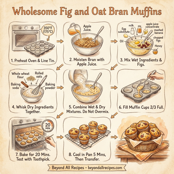 Wholesome Fig and Oat Bran Muffins instructions