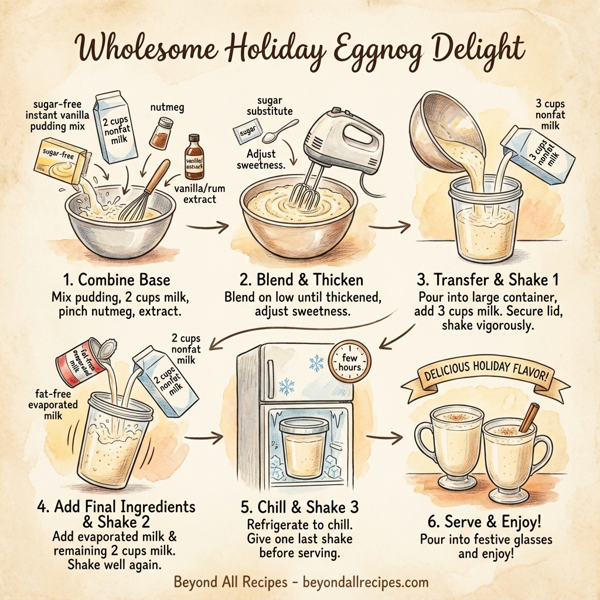 Wholesome Holiday Eggnog Delight instructions