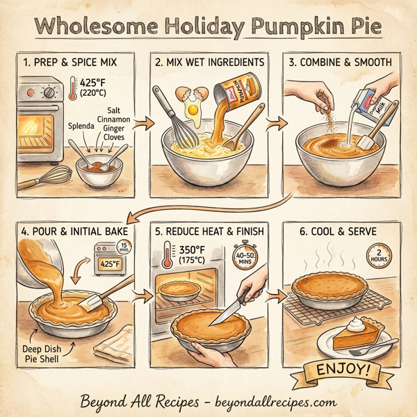 Wholesome Holiday Pumpkin Pie instructions