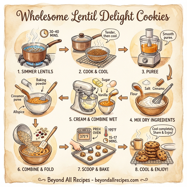 Wholesome Lentil Delight Cookies instructions