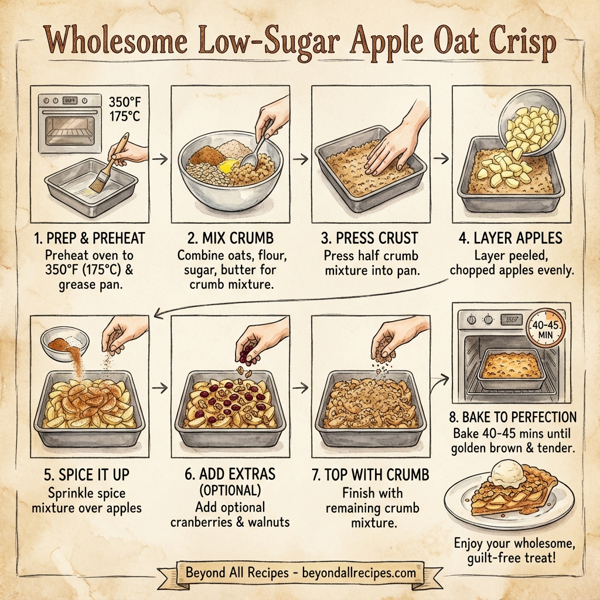 Wholesome Low-Sugar Apple Oat Crisp instructions