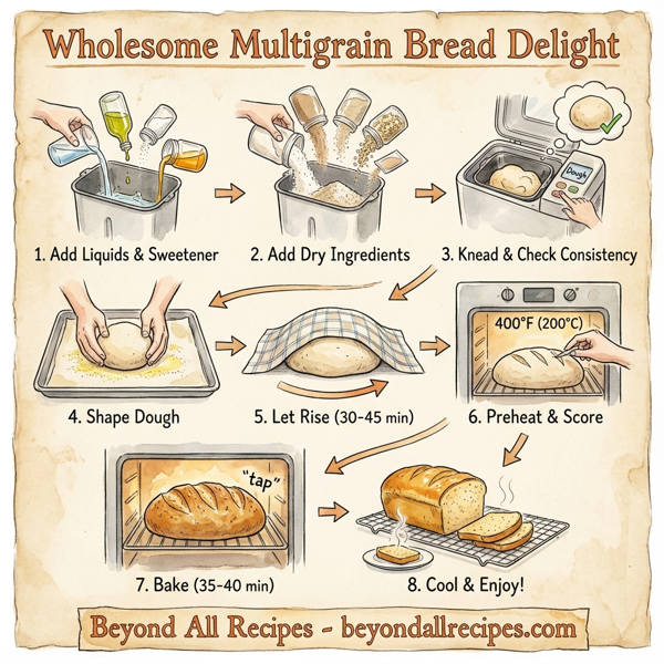 Wholesome Multigrain Bread Delight instructions