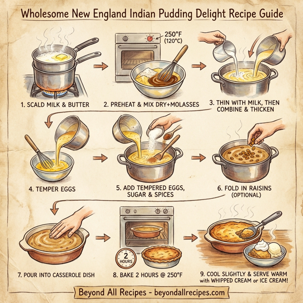 Wholesome New England Indian Pudding Delight instructions