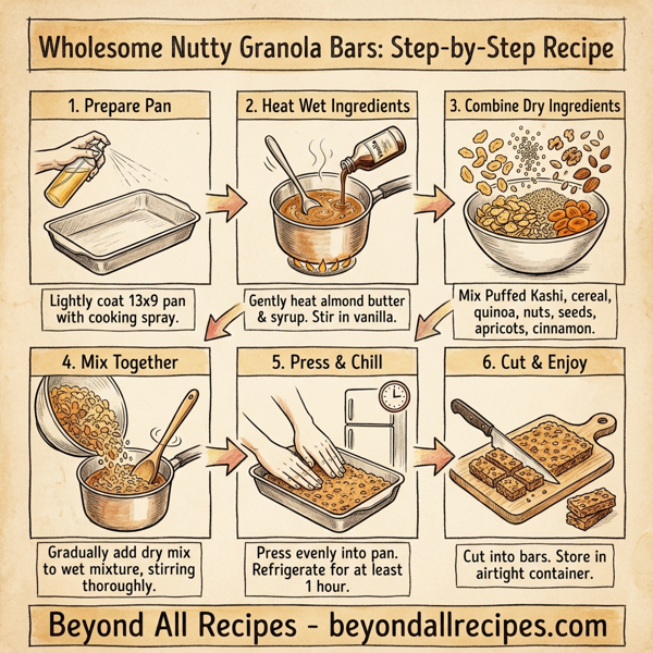 Wholesome Nutty Granola Bars instructions