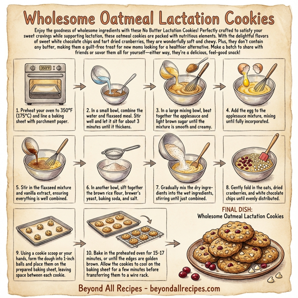 Wholesome Oatmeal Lactation Cookies instructions