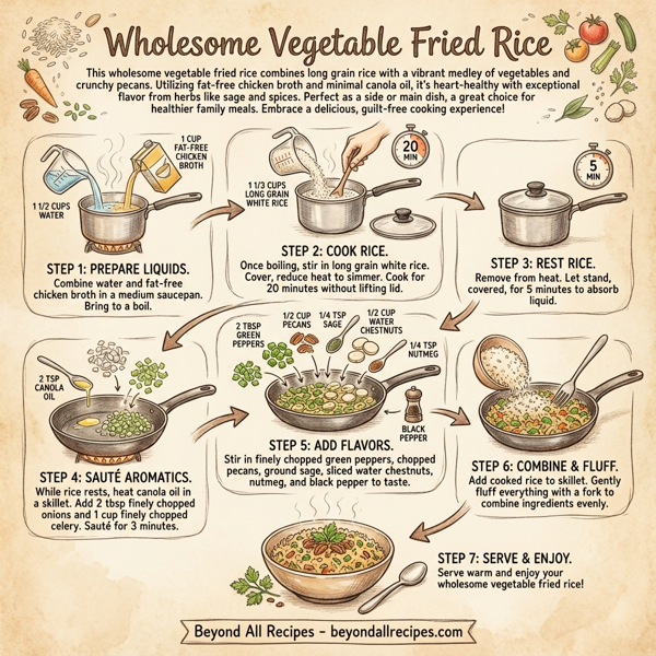 Wholesome Vegetable Fried Rice instructions