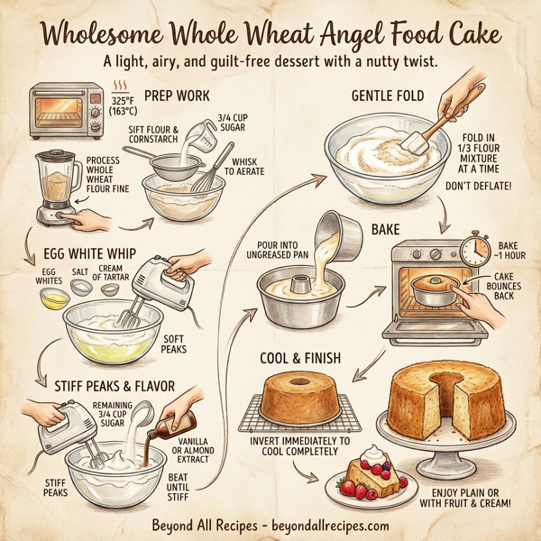 Wholesome Whole Wheat Angel Food Cake instructions