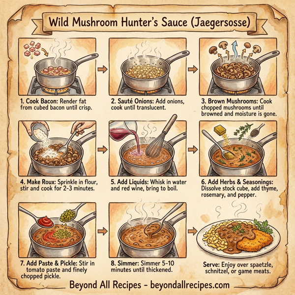 Wild Mushroom Hunter's Sauce instructions