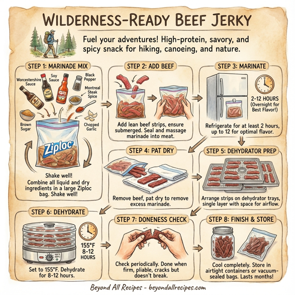 Wilderness-Ready Beef Jerky instructions