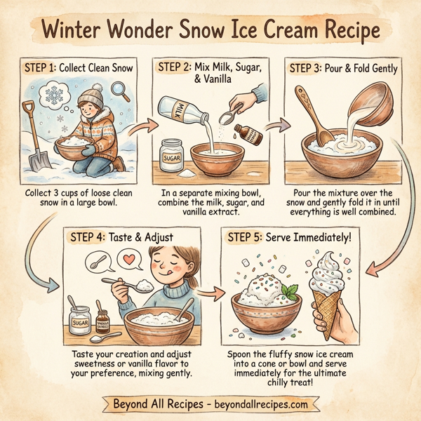 Winter Wonder Snow Ice Cream instructions