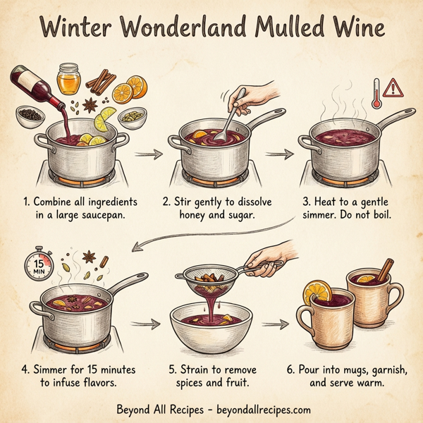 Winter Wonderland Mulled Wine instructions