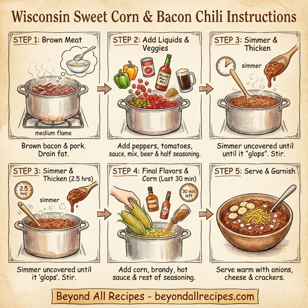 Wisconsin Sweet Corn & Bacon Chili instructions