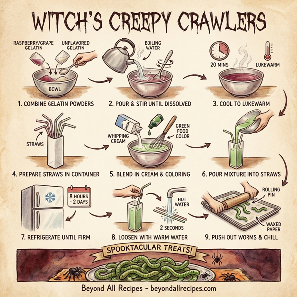 Witch's Creepy Crawlers instructions