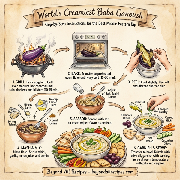 World's Creamiest Baba Ganoush instructions