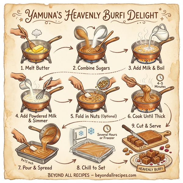 Yamuna's Heavenly Burfi Delight instructions