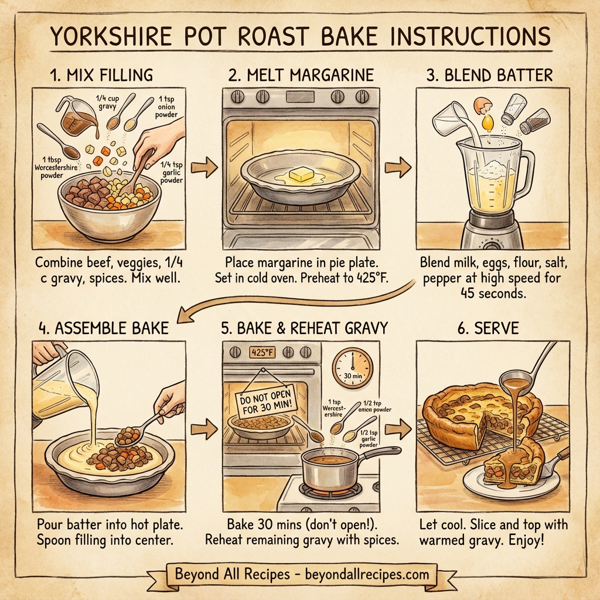 Yorkshire Pot Roast Bake instructions