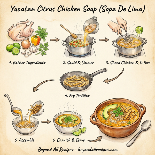 Yucatan Citrus Chicken Soup instructions